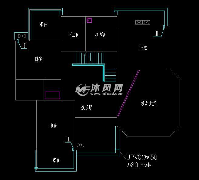 140平米3层江南欧式单家独院别墅设计施工平面图