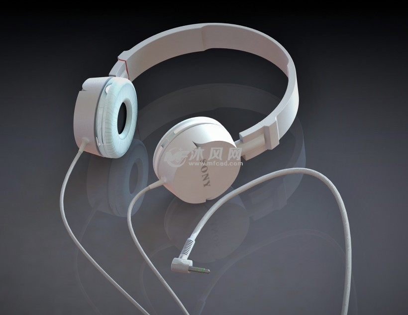 索尼头戴耳机设计模型 - solidworks生活用品类