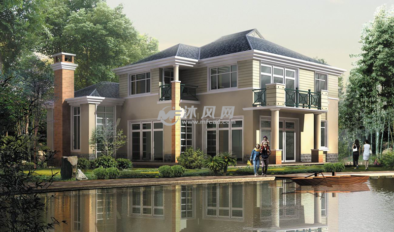 178平米2层南方都市私人别墅设计施工平面图