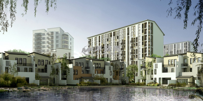 [崇明岛]某田园风光式小区住宅建筑结构施工图