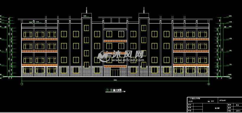 某四层综合办公楼设计施工图含计算书