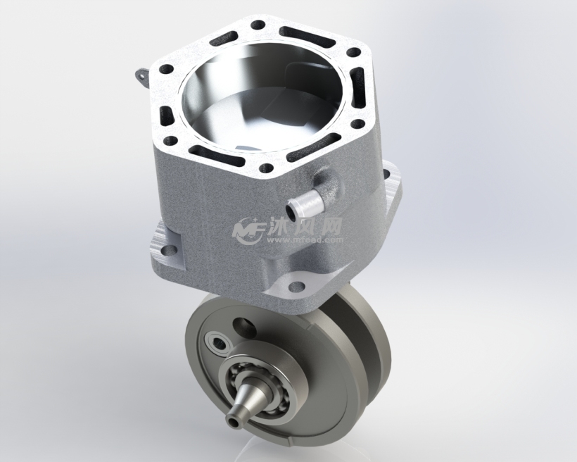2冲程双引擎设计模型