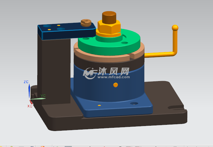 回转盘钻孔夹具设计