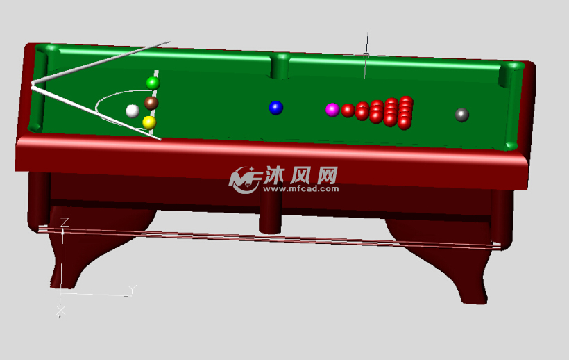 CAD台球 斯诺克 - AutoCAD其它类别图纸