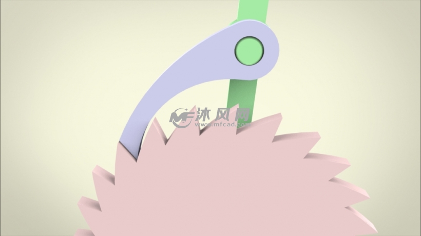 教学用模型-机构动画-单棘轮机构 - solidworks