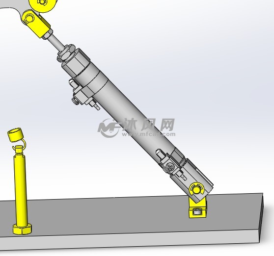 夹紧传送机构 - solidworks机械设备模型下载