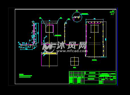 KYN28 高压柜馈线柜 柜体零件图 - AutoCAD其