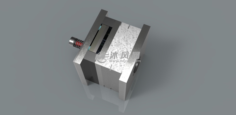 T型块注塑模具设计模型 - 工业用品模具图纸下