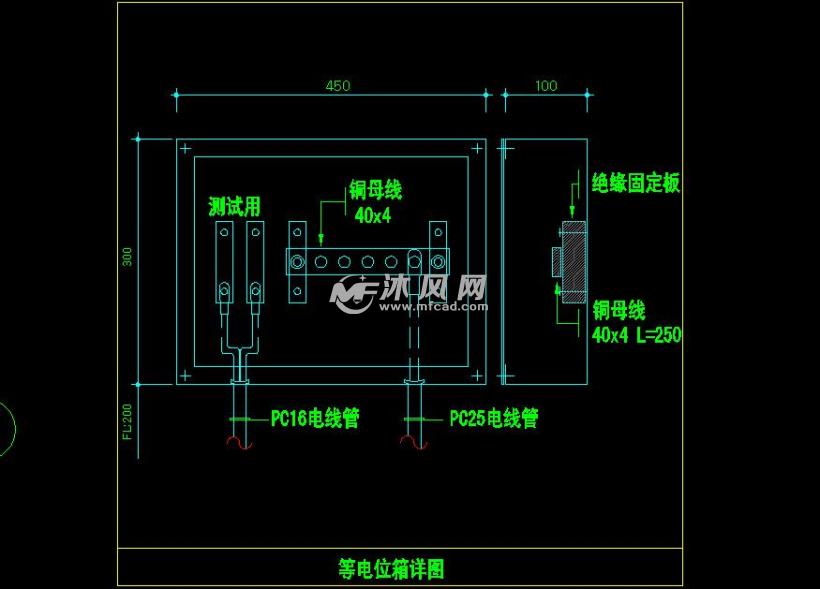 35kv高压配电室电缆沟平面设计图