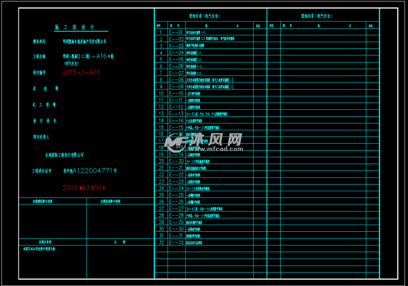 某小区电气图纸,包含住宅单元,地库,洋房,商业等