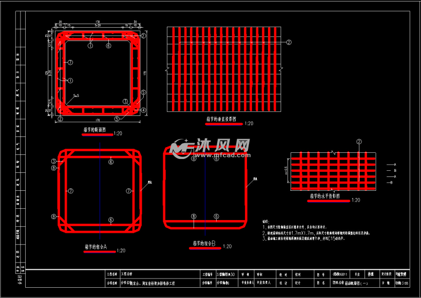 箱涵配筋图