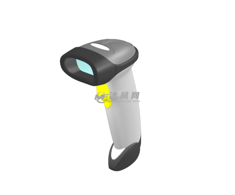 条形码扫描仪LS 2208 - solidworks生活用品类