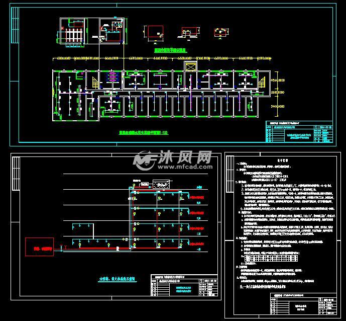 秦皇岛渔人码头改造工程消防电气施工工程图 