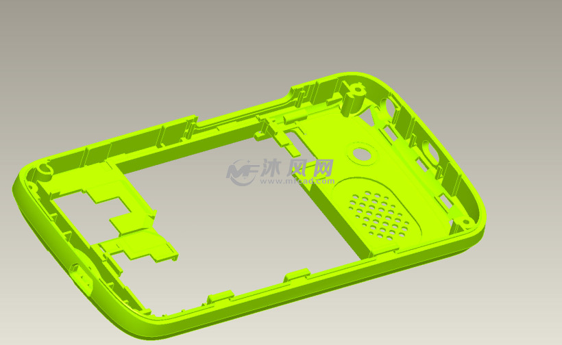 山寨版智能手机模型(含内部结构) - Proe数码产