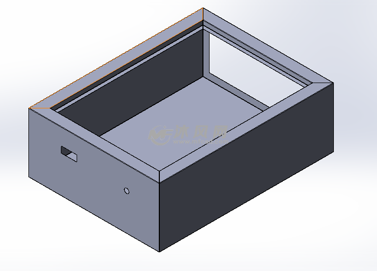 L型电控柜拆分组装钣金展开折弯工程图档 - so