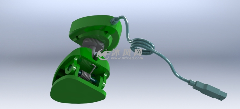 视频摄像头设计模型 - solidworks电脑周边类模