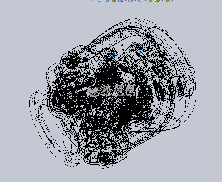 机械传动之万向节样式2设计模型 - solidworks机