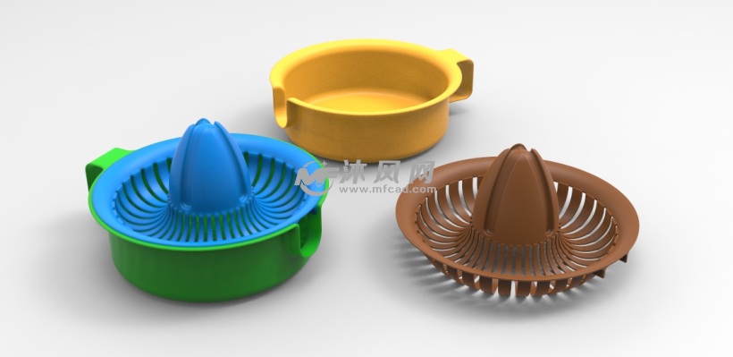 手动柑橘榨汁机设计模型