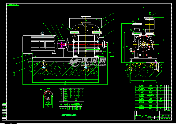 真空泵成套安装图