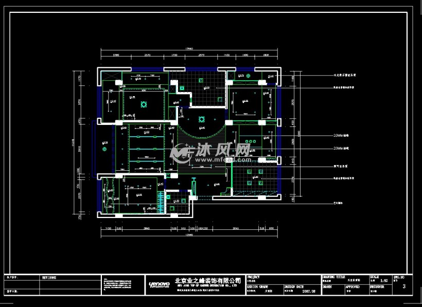 cad公司天花吊顶图内容|cad公司天花吊顶图图片