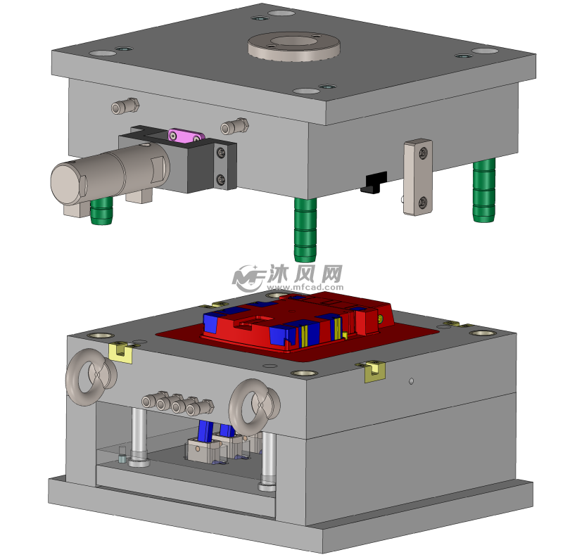 相机盖注塑模具设计模型