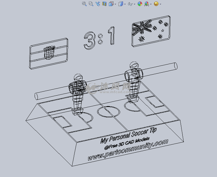 (克罗地亚VS 澳大利亚)世界杯3D足球分数牌设