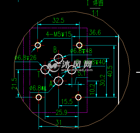 液压阀块设计实例完整版(proe模型和cad工程图