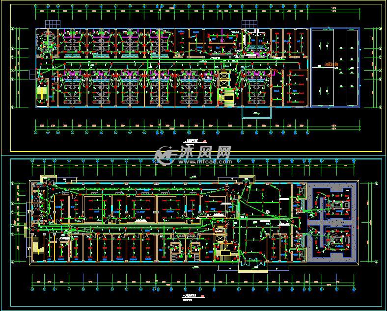 医院加速器机房及肿瘤病房楼电气图 - 公共建筑