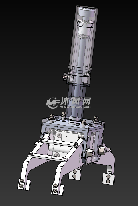 印刷业直角坐标型码垛机器人手臂及抓取部分设