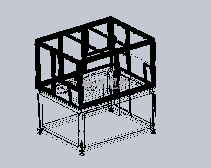 通用型设备的机架设计模型 - solidworks机械设