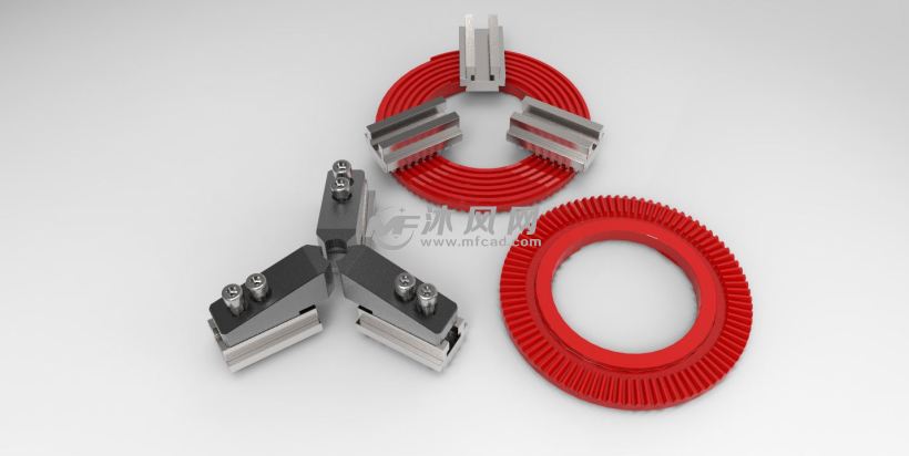 三爪卡盘设计模型 - solidworks生活用品类模型