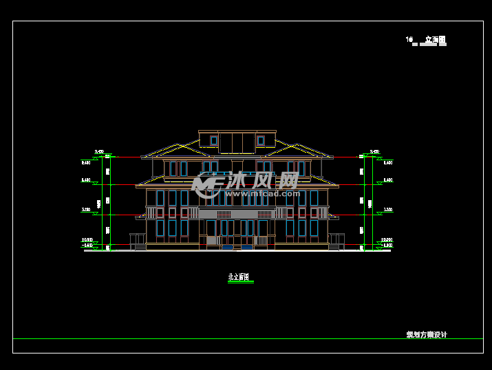 图纸小全套单体cad图纸-AutoCAD修改别墅单需要钱住宅审图后徐州多少建筑图片