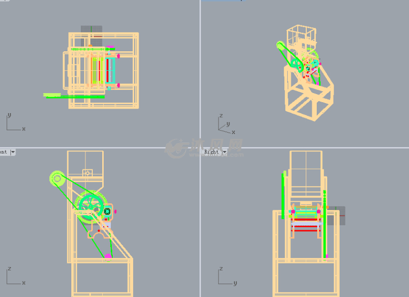食品加工设备SW模型 - solidworks机械设备模