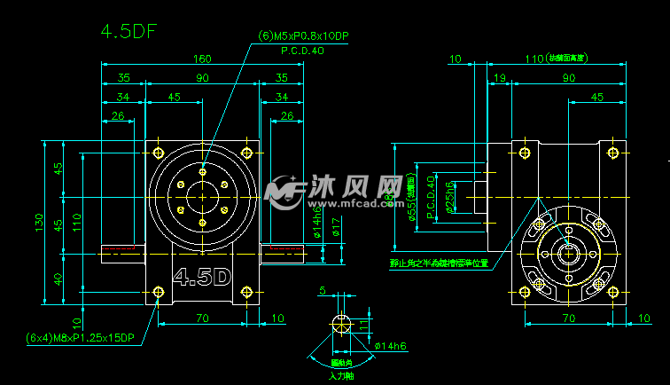 图纸分割器标注CAD图纸-其他autocad机械凸轮代表上什么pg图纸的图片