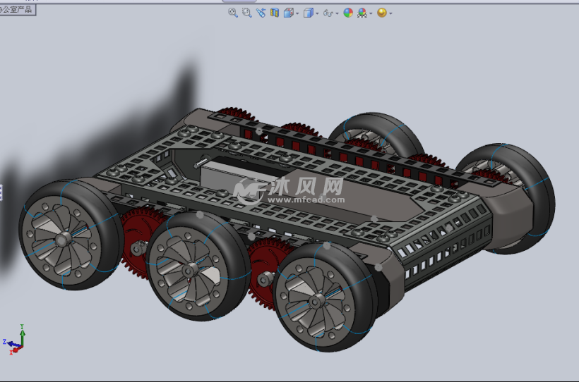 运输机器人设计SW模型
