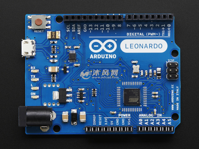 arduino leonardo处理器芯片设计模型