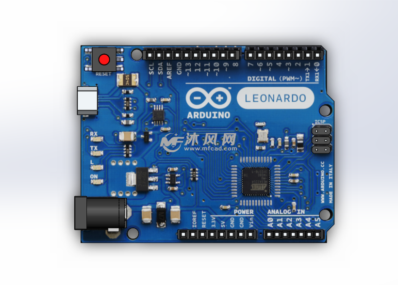 arduino leonardo处理器芯片设计模型