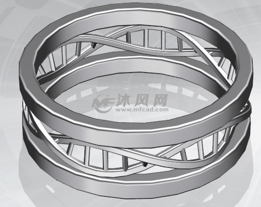 有点意思戒指 - UG小五金模型下载