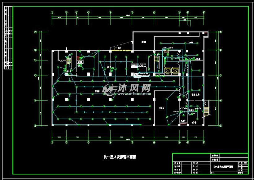 高层建筑火灾自动报警及消防联动系统图 - Aut