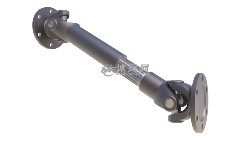 双向万向轴设计模型(带仿真) - solidworks机械