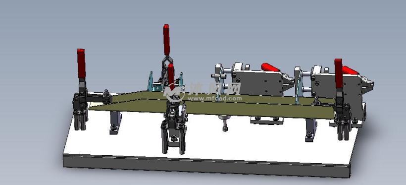 焊接工装夹具设计 - solidworks机械设备模型下