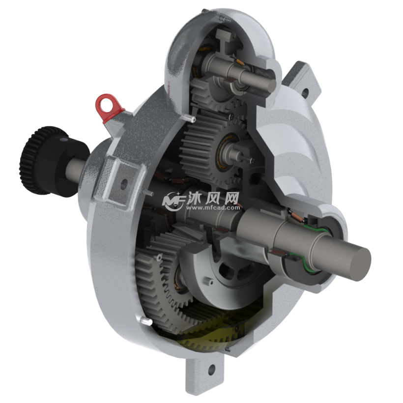 行星齿轮变速箱设计模型