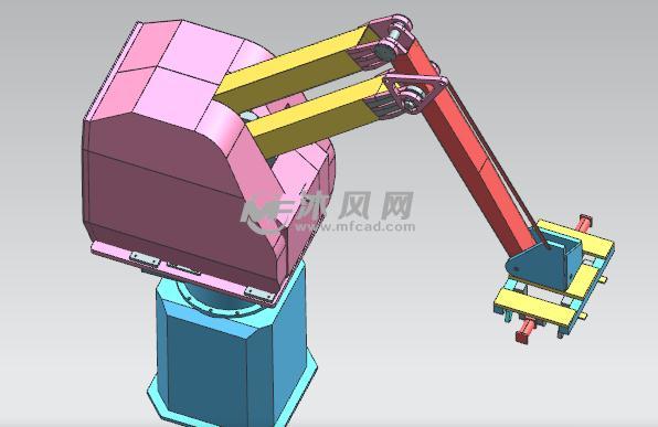 码垛机械手SW模型 - solidworks机械设备模型