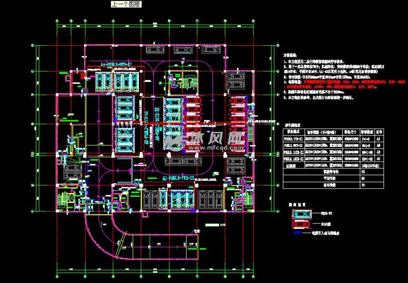 停车场地下二层电气设计图
