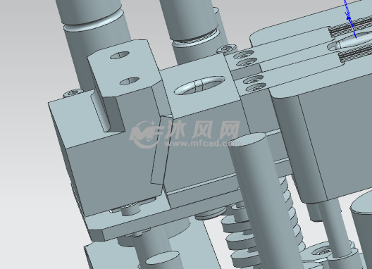 限位开关产品模具图(原创) - 家电类模具图纸下