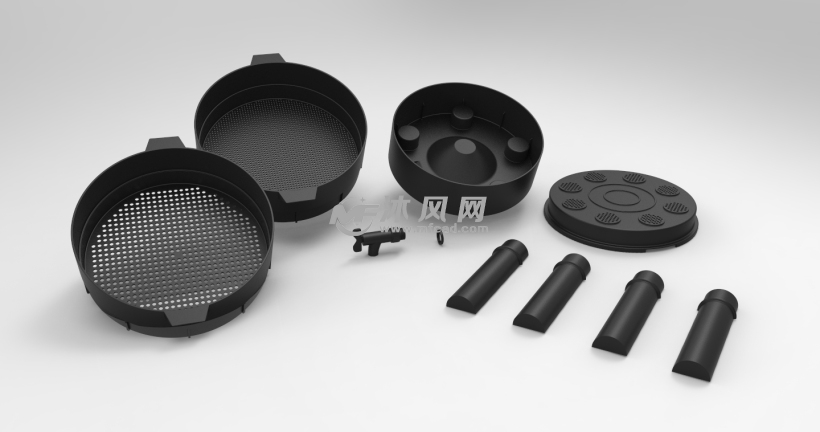 小型的(BBQ)烧烤架设计模型 - solidworks生活