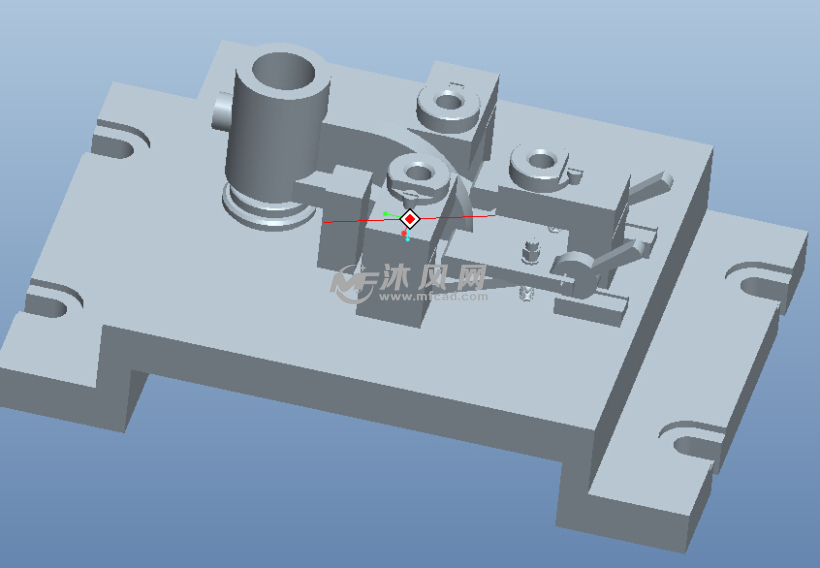 支架工艺规程及加工3×Φ7螺纹孔工装夹具设