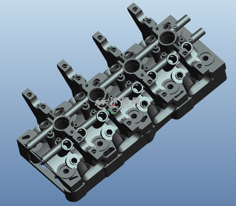 基于proengineer的江淮4ga1发动机气缸盖油底壳三维模型设计