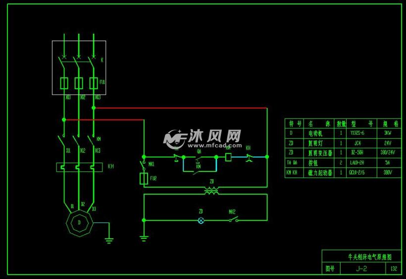 137张常用电气原理图 autocad电气原理图纸下载 沐风图纸