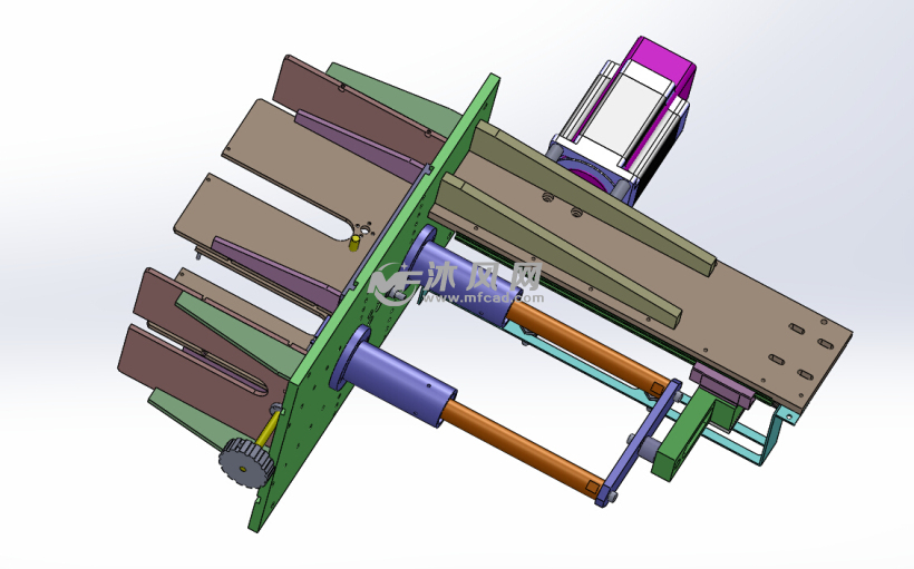 镍氢及锂电池极片裁片机(含详细的三维和二维